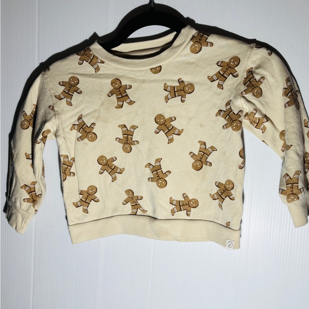 Carter's Cream Gingerbread Kids Sweatshirt